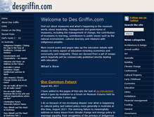 Tablet Screenshot of desgriffin.com